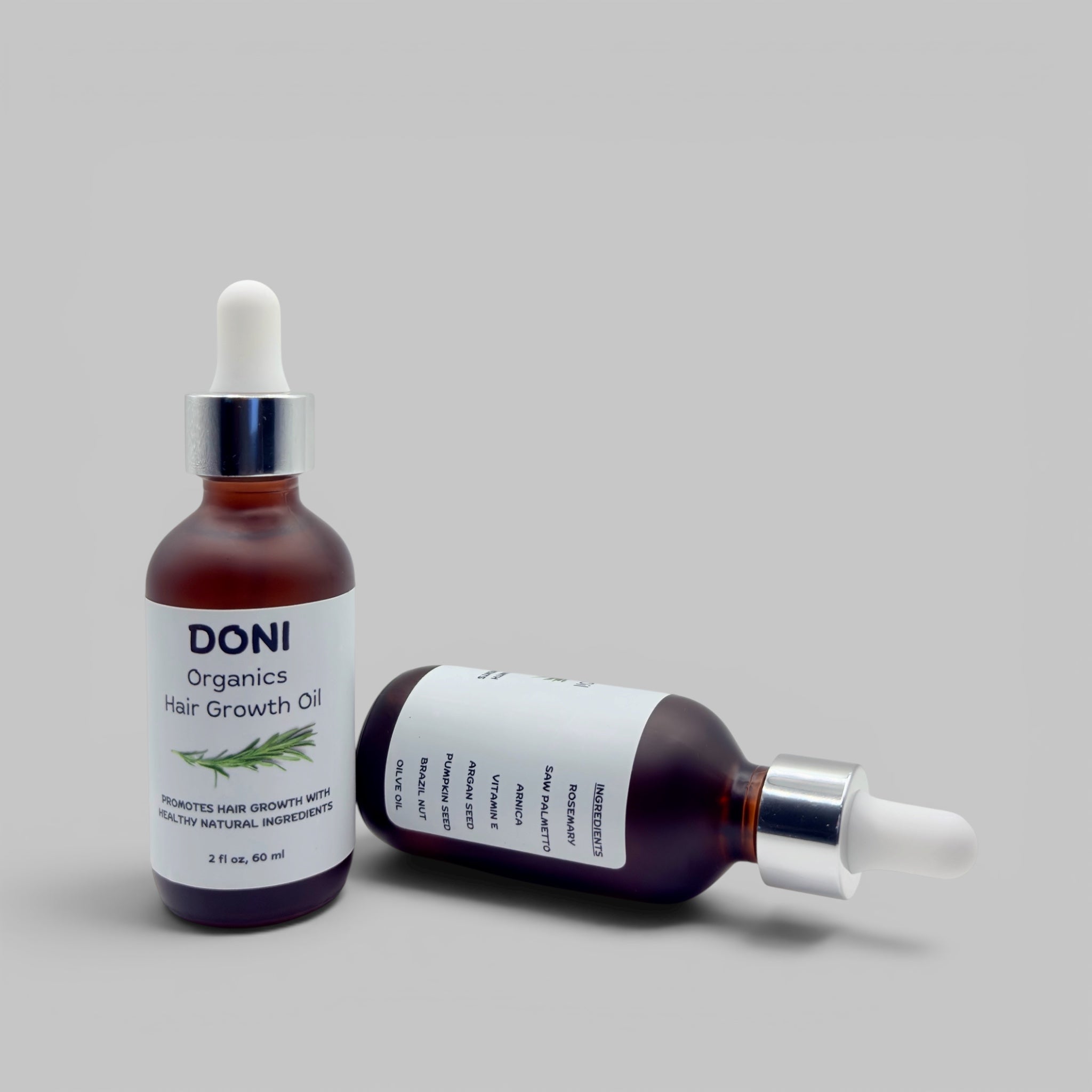 Organic Herbal Hair Growth Oil for Thicker, Stronger Hair
