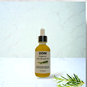 Organic Hair Growth Oil - Natural Treatment for Thinning Hair & Hair Loss