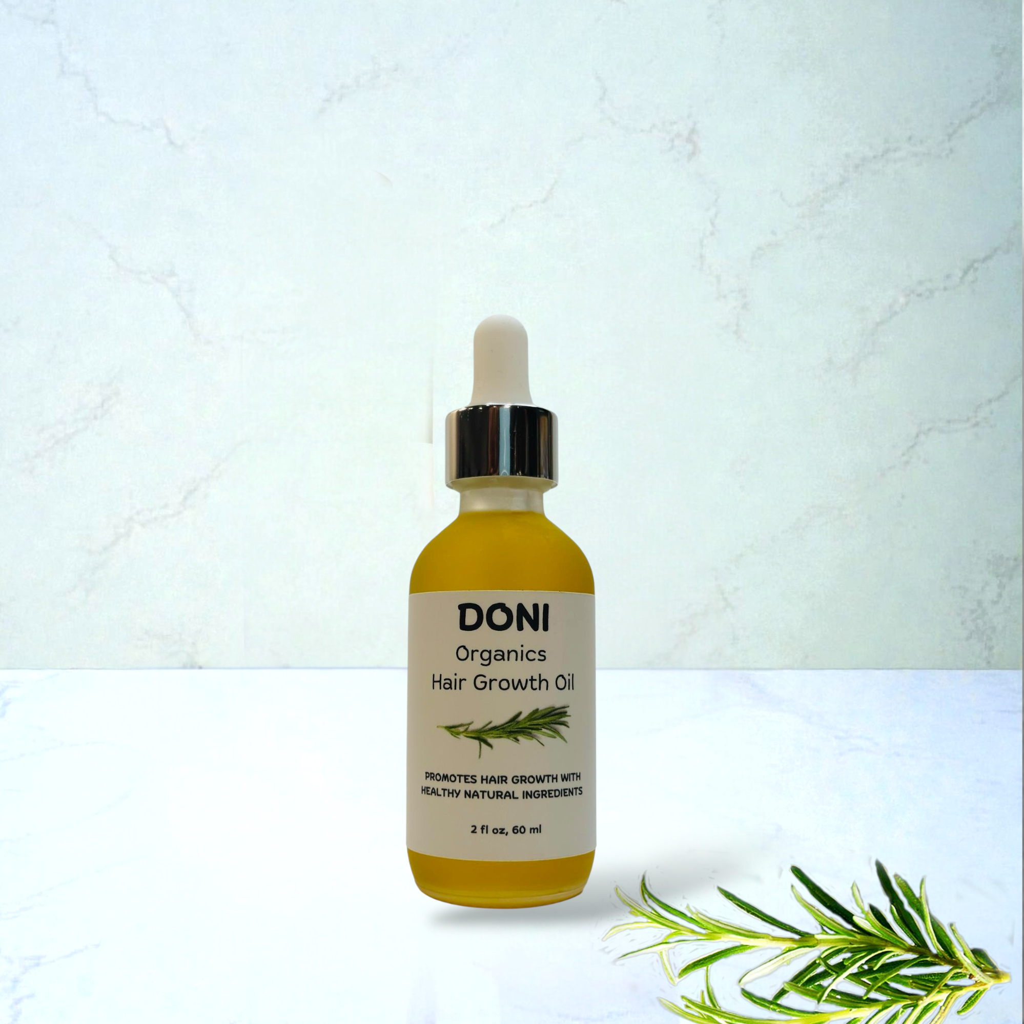 Chemical-free hair growth oil made with botanical extracts
