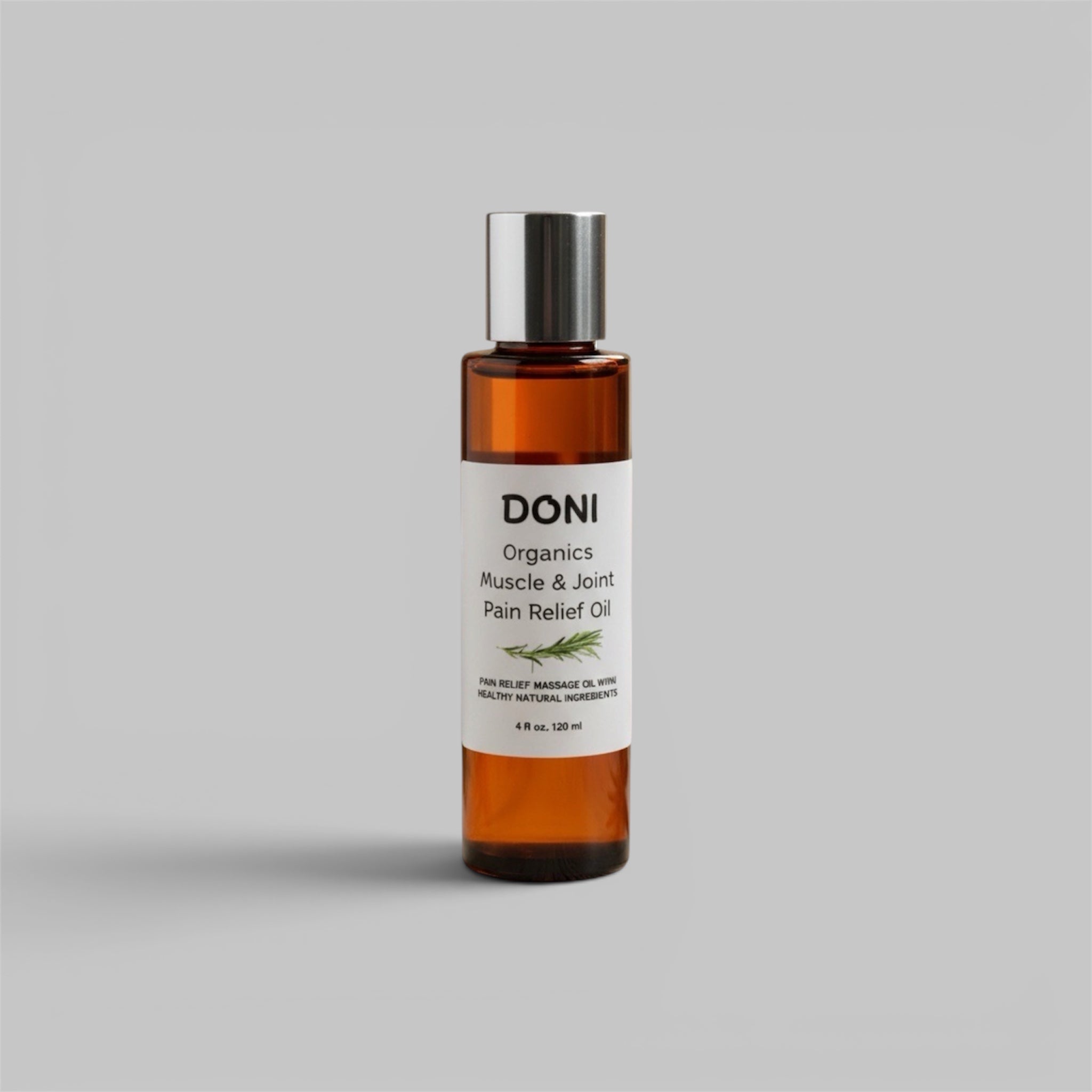 Organic Pain Relief Massage Oil with All-Natural Herbs - Doni Organics