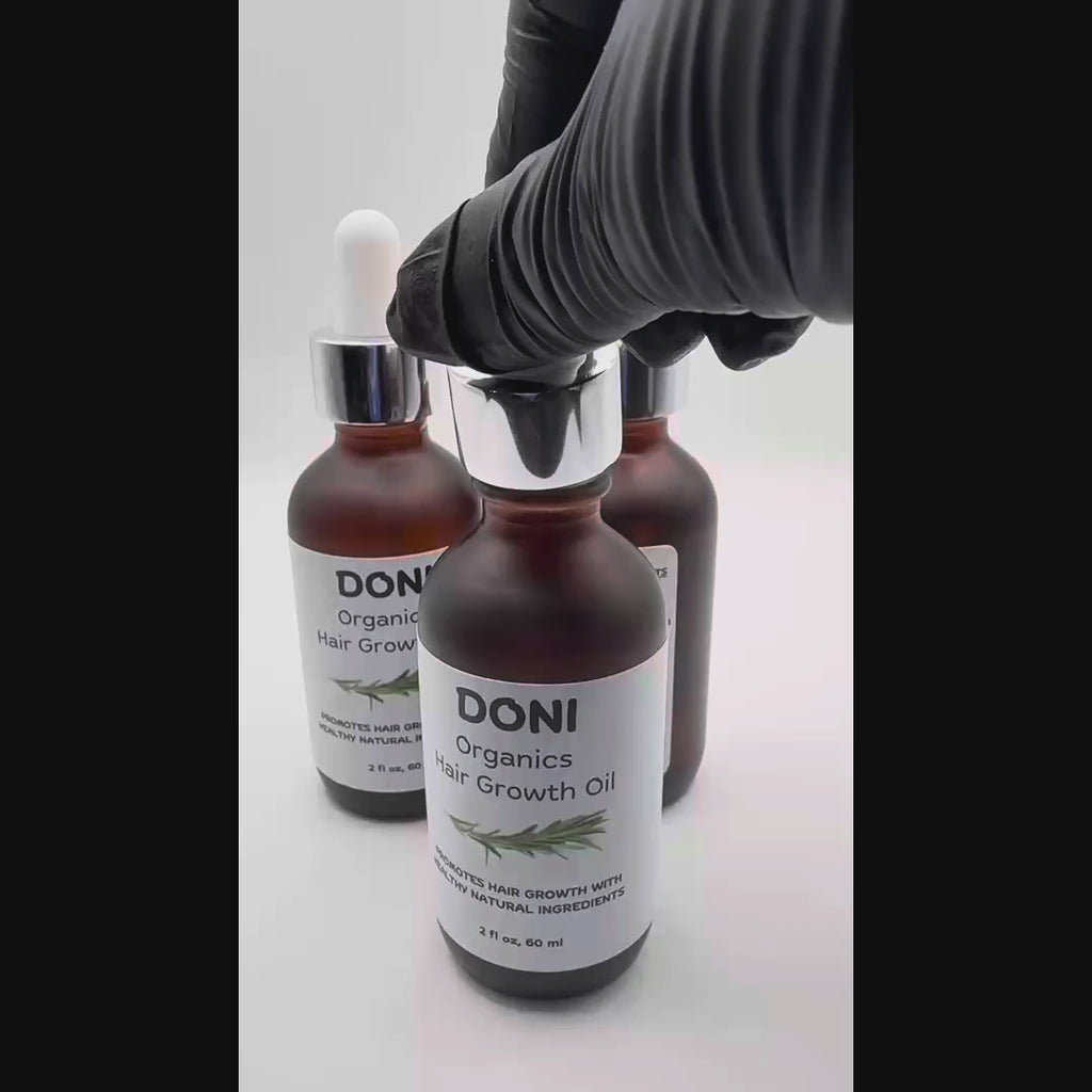 Organic Herbal Hair Growth Oil for Thicker, Stronger Hair