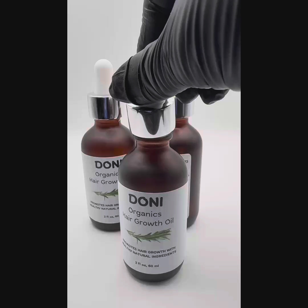 Organic Herbal Hair Growth Oil for Thicker, Stronger Hair