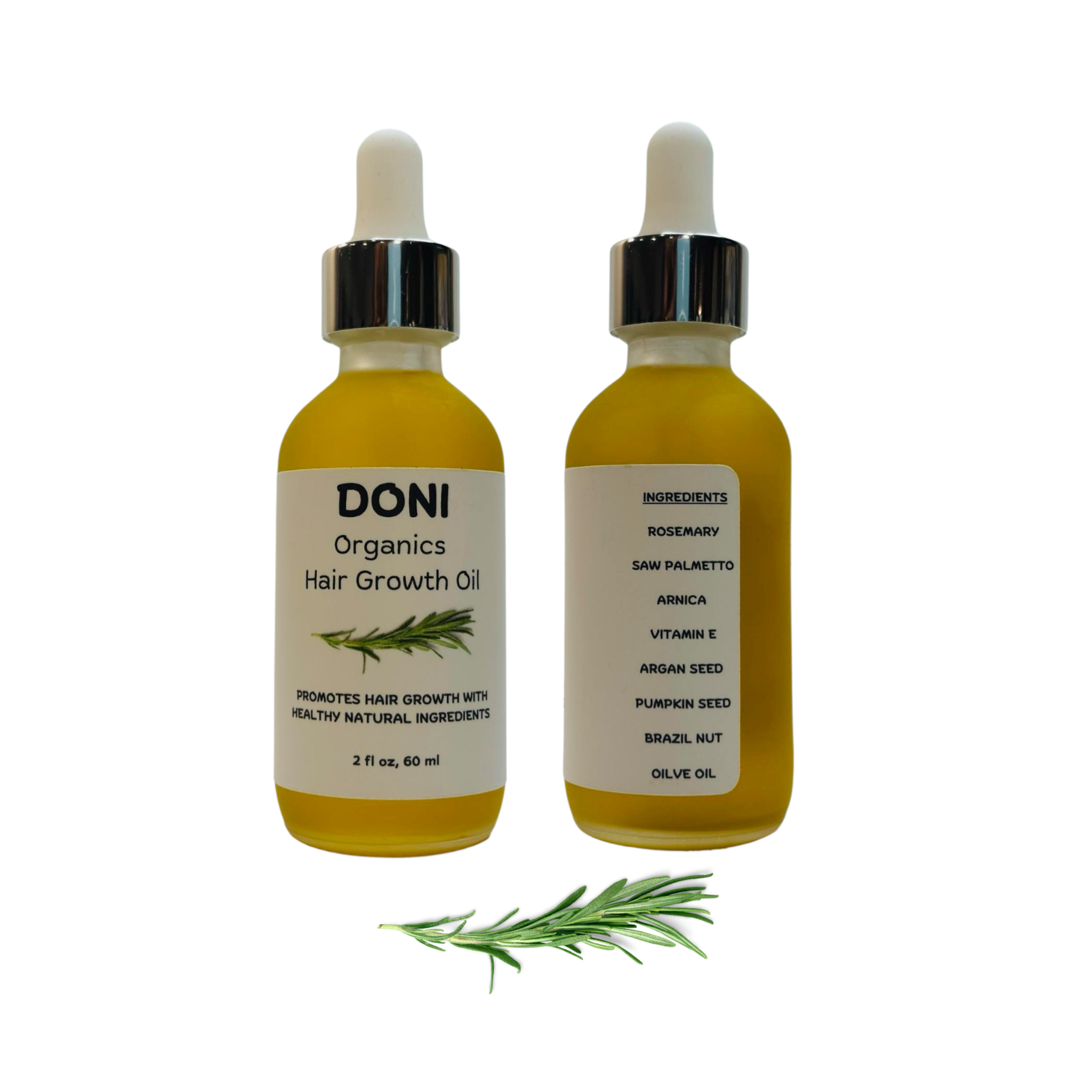 Organic Hair Growth Oil-Natural Scalp Treatment for Hair Loss