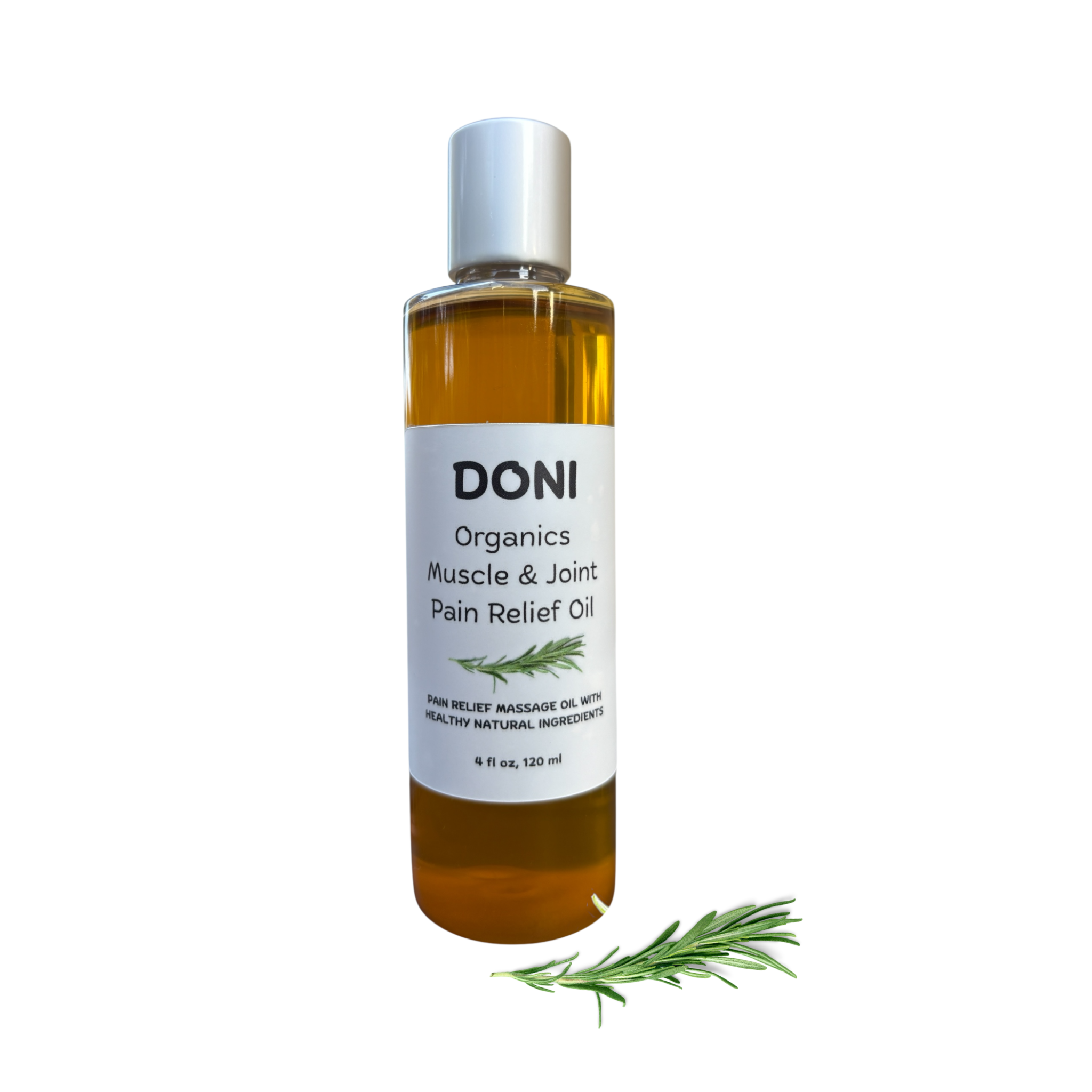 Organic Pain Relief Massage Oil with All-Natural Herbs